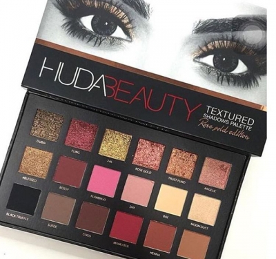 Cheap Huda Beauty Makeup Textured Shadows Palette Rose Gold Edition Outlet Online